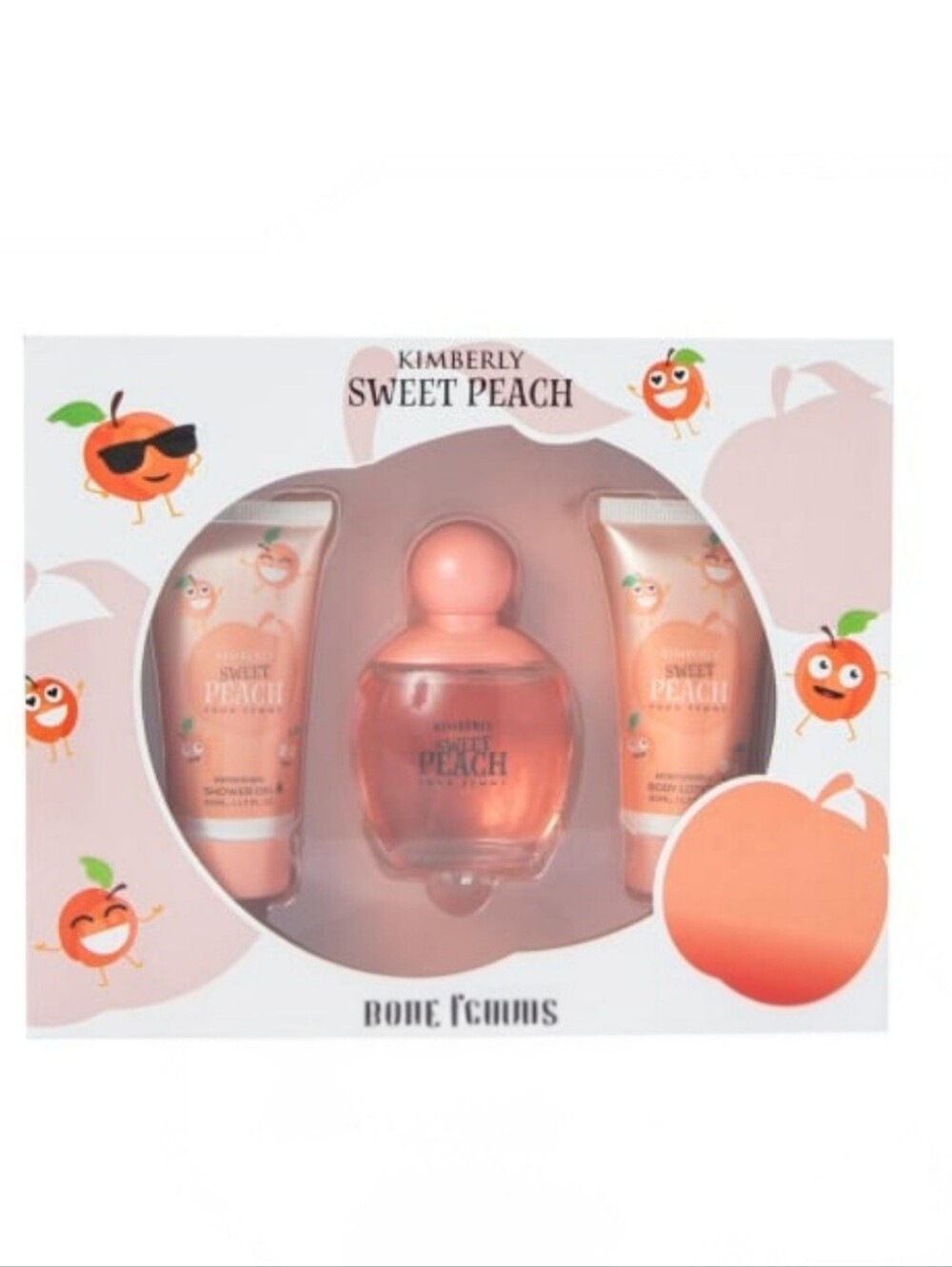 Kimberly Sweet Peach Bath & Body Gift Set - Pink